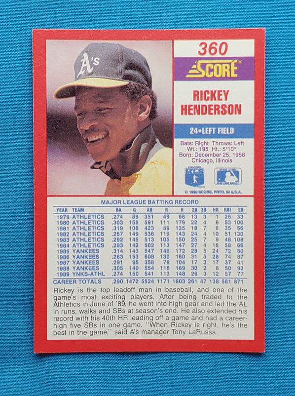 Rickey Henderson 