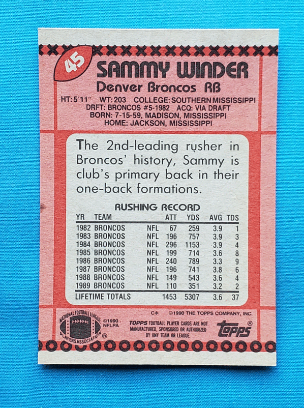 Sammy Winder